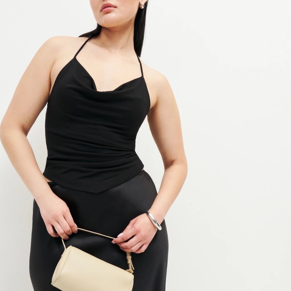 Reformation Henrietta Knit Halter Top NWT